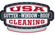 USA Gutter, Window &amp; Roof Cleaning Logo