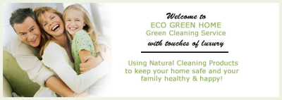 Eco Green Home Cleaning Services and Maids Housekeeping Logo