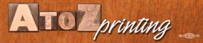 A to Z Printing Logo