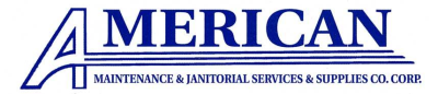 American Maintenance &amp; Janitorial Services &amp; Supplies Co. Corp. Logo