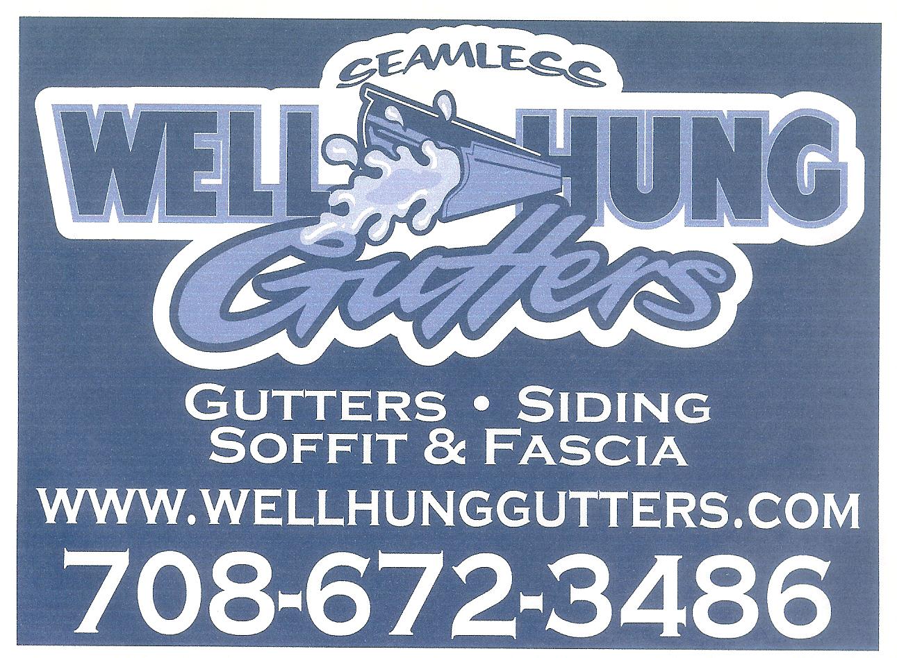 Well Hung Gutters &amp; Construction Inc. Logo