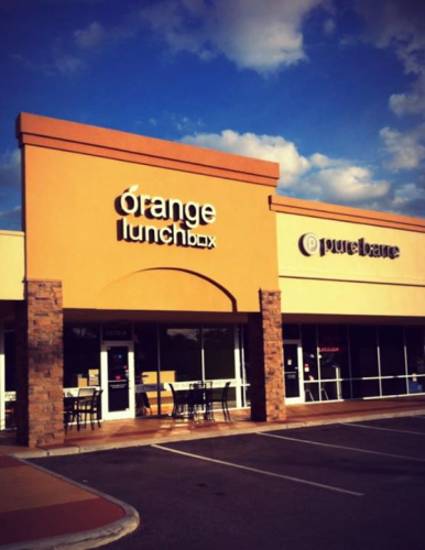 Orange Lunch Box Image