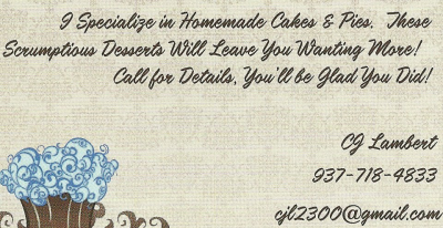 CJ's Cakes &amp; Pies Logo