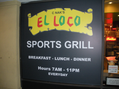 C Nak's El Loco Sports Grill Logo