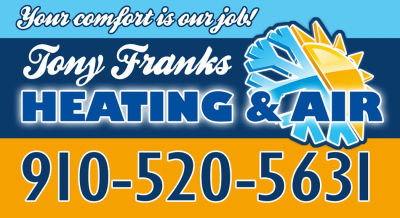 Tony Franks Heating &amp; Air Logo