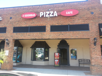 2 Gooba's Pizza &amp; Cafe Logo