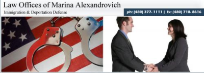 Law Offices Of Marina Alexandrovich Logo
