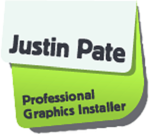 Justin Pate Graphic Installation Instruction Logo