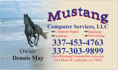 Mustang Computer Services Logo
