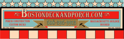 Porch and Deck Building Contractor Logo