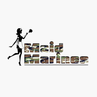 Maid Marines Cleaning Service Logo