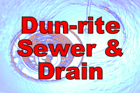 Dun-Rite Cesspool Sewer &amp; Drain Logo
