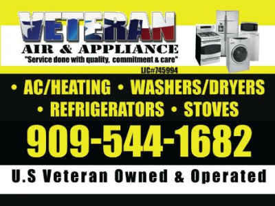 Veteran air and appliance repair Logo