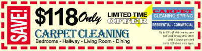 Carpet Cleaning Spring Logo