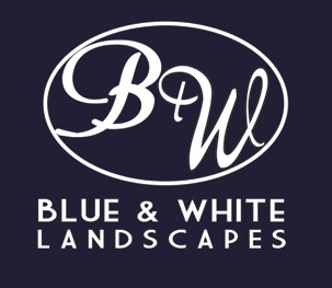Blue and White Landscapes Logo