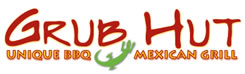Grub Hut Unique BBQ &amp; Mexican Grill Logo