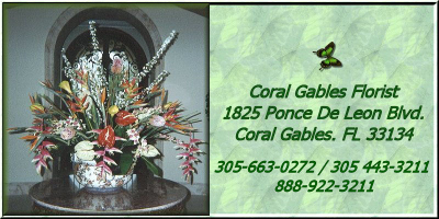 Coral Gables Florist Designed by Rick Logo