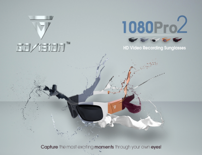 GoVision HD Video Recording Sunglasses Logo
