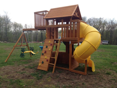Swing Set Installation of Connecticut Logo