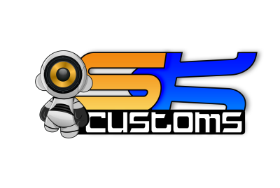 SK Customs Car Audio Logo