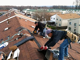 Hoboken Roofing Logo
