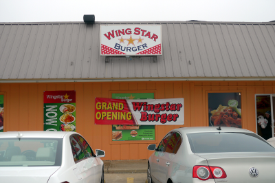 Wing Star Burger Logo