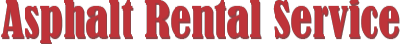 Asphalt Rental Service Logo