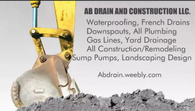 AB Drain and Construction, LLC. Logo