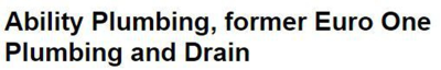 Ability Plumbing and Draining Logo