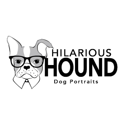 Hilarious Hound Pet Photography Logo