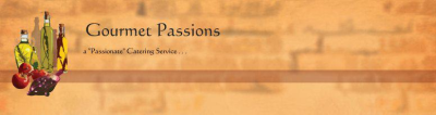 Gourmet Passions Catering Logo
