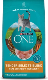 Purina ONE Tender Selects Blend With Real Chicken Dry Cat Food
