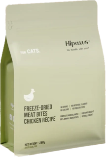 Hipaws Freeze-Dried Meat Bites Chicken Recipe Freeze-Dried Raw Food for ferrets