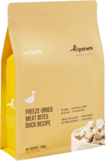 Hipaws Freeze-Dried Meat Bites Duck Recipe Freeze-Dried Raw Food for ferrets