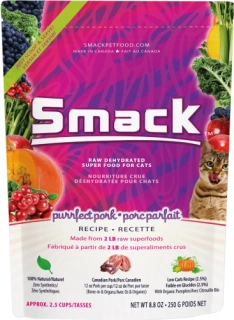 Smack Purrfect Pork Freeze-Dried Raw Food for ferrets
