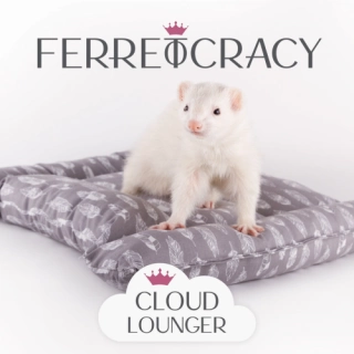 Cloud Lounger | Small 20" x 16" | Feathers | Sleep Support Double-Layer 100% Cotton Fabric