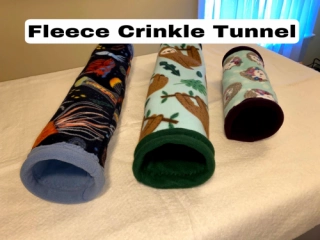 CRINKLE Tunnel for Ferrets, Hedgehogs, Guinea pigs, rats, rabbits, and other small animals