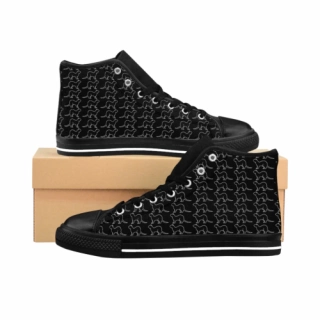 Women’s High-top Ferret Print Shoes