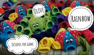 Big octopus for ferrets to play and sleep. ferret toy