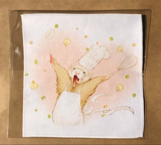 Happy Ferret Chef handkerchief !!! Food design