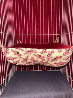 Cute Christmas Story Print Ferret Reg. Basket. Ferret Bedding Ferret Hammock