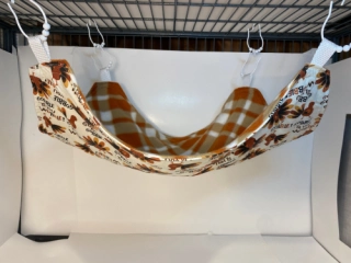 Gobble Til Ya Wobble 18"x16" Flat Hammock  for ferrets, guinea pigs, rats, hedgehogs, sugar gliders, chinchillas