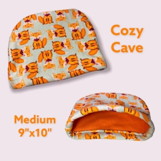 Cozy Cave- foxes- medium size