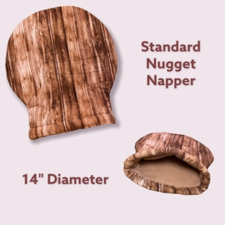 STANDARD WOODGRAIN Nugget Napper for ferrets, rats, guinea pigs, chinchillas, small animals