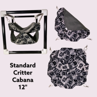 STANDARD (12") TAROT Critter Cabana for ferrets, guinea pigs, hedgehogs, rats, sugar gliders, chinchillas, small animals