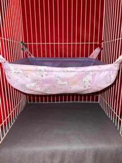 Cute Unicorn Print Ferret Reg. Basket. Ferret Bedding Ferret Hammock