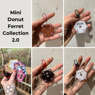 Acrylic Keychain | Donut Ferrets Collection