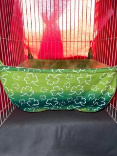 St. Patty’s Day Print Ferret Jumbo Basket Ferret Bedding Ferret Hammock