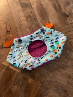 READY TO SHIP // Monster Mash Cube Hammock - Shelf Hammocks - Cage Acessories for small pets