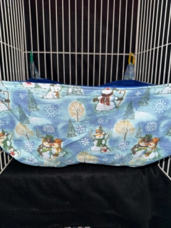 Christmas Snowmen Jumbo Ferret Basket Hammock